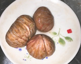 秋の味覚　渋抜きポイント✨栗の渋皮煮作り方11写真