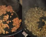 茄子とほうれん草のチーズスパイス炒め作り方1写真
