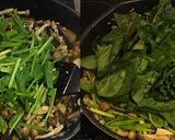 茄子とほうれん草のチーズスパイス炒め作り方5写真