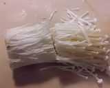 えのきだけと人参のレンジ蒸し（なめ茸風）作り方1写真