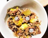 サツマイモと栗入り御赤飯作り方8写真