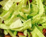 ウィンナーキャベツペペロンパスタ作り方3写真