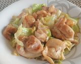 お手軽❗鶏肉のレモンバター炒め作り方7写真