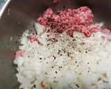 お弁当★卵不要★10分で本格的ハンバーグ作り方1写真