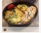 明日葉と豚肉、コーンdeかき揚げ☆作り方13写真