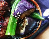 お弁当★茄子とオクラピリ辛中華漬け★副菜作り方5写真