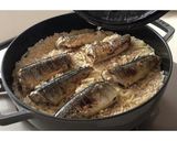 STAUBで秋の秋刀魚ご飯作り方8写真