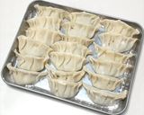自家製ギョーザの皮でヘルシー紫蘇餃子作り方9写真