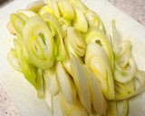 鶏と長ネギの昆布茶柚子胡椒炒め作り方2写真