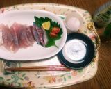ハマチ(ブリ)の刺身を卵かけご飯にon作り方8写真