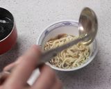 再現！月見鶏すき焼きぶっかけうどん♪作り方7写真