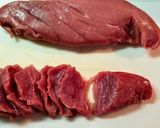 簡単！ボリューム◎豚ヘレ肉の吉野焼き作り方1写真