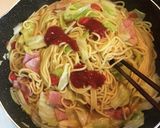 南イタリア風ピリ辛トマト焼きそば作り方9写真