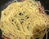 簡単カルボナーラ(全卵)作り方11写真
