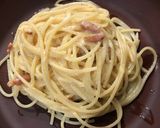 簡単カルボナーラ(全卵)作り方12写真