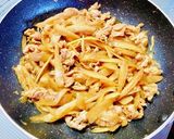 生姜が効いた豚ごぼうしっかりしぐれ煮♡作り方7写真