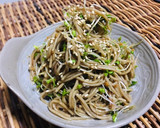 蕎麦とブロッコリースプラウトのもろみ和え作り方4写真