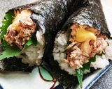 ◇簡単ランチ◇辛子醤油で食べるサバ缶丼作り方3写真