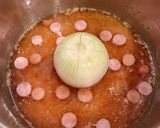 圧力鍋で、玉ねぎ丸ごと炊き込みご飯！作り方6写真