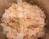 圧力鍋で、玉ねぎ丸ごと炊き込みご飯！作り方11写真
