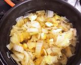 白菜とささみの卵スープ作り方6写真