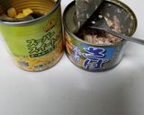 鯖とコーン　パスタ作り方1写真