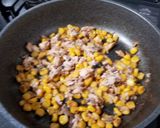 鯖とコーン　パスタ作り方2写真