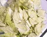 ひき肉と白菜のそぼろ炒め作り方1写真