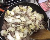 ひき肉と白菜のそぼろ炒め作り方3写真