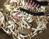 きのことハムのクリームパスタ作り方3写真