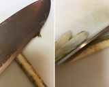 牛脂で炒めるきんぴらごぼう作り方2写真