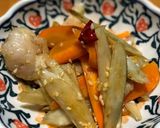 牛脂で炒めるきんぴらごぼう作り方7写真