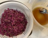 大人の秋の味覚　菊の花の酢の物作り方3写真