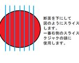 １個のリンゴで４羽の孔雀？リンゴ飾り切り作り方2写真