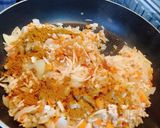 簡単♡手作りドライカレー&納豆の2色丼作り方4写真