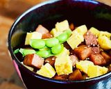 わっぱ弁当★スパムと厚焼玉子のコロコロ丼作り方1写真