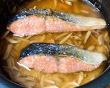*鮭とごぼうの炊き込みごはん*作り方2写真