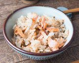 ＊鮭とごぼうの炊き込みごはん＊作り方4写真