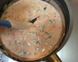 ツナとほうれん草のトマトクリーム　離乳食作り方5写真