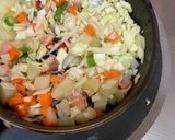 鶏と野菜の中華トマト　離乳食作り方3写真