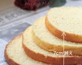 ブランデー香る*ふわっふわの白桃ケーキ作り方2写真