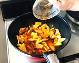 ぶりの中華風ピリ辛ケチャップ炒め作り方4写真
