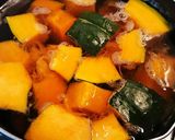 綺麗で美味しいかぼちゃの煮付け作り方3写真