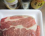 ゴマ油の力で、柔らかい牛ステーキに★作り方1写真