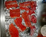 圧力鍋で骨まで食べられる鮭のあら煮作り方1写真