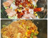レンチンチキンライス(弁当用)作り方2写真