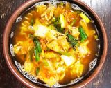 豚キムチのせ『サッポロ一番』みそラーメン作り方6写真