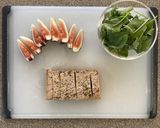 おうちガレット マグロステーキといちじく作り方7写真