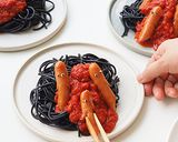 ハロウィン真っ黒イカスミパスタ作り方13写真