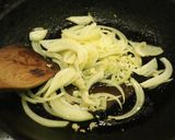 きしめんで栗ときのこのクリームソース作り方3写真